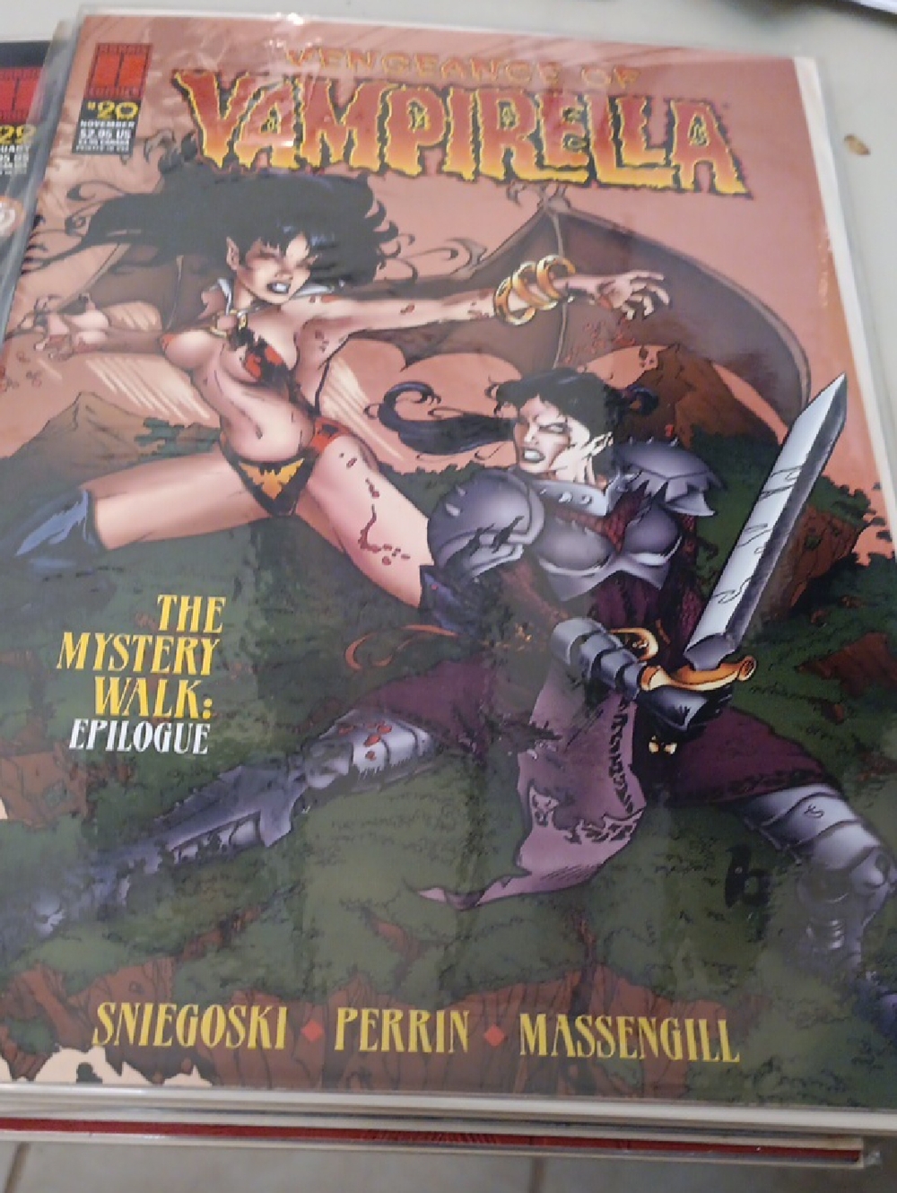 Vampirella Comic Book - Pink and Purple Cover
